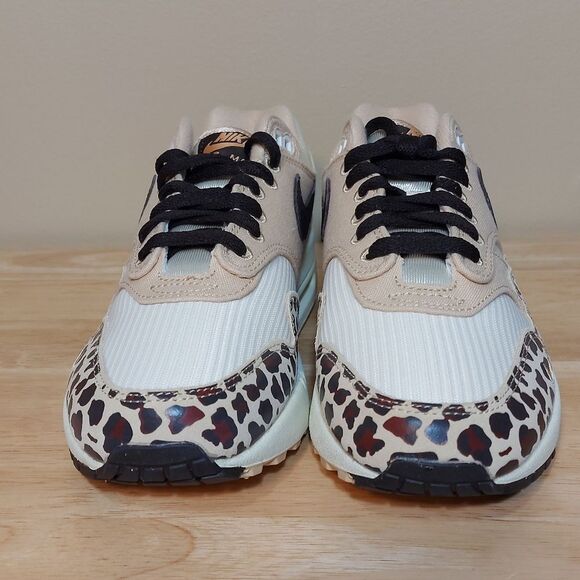 Nike Air Max 1 '84 Shoes Sesame Leopard FV6605-200 Women's Size 7 - Picture 2 of 8